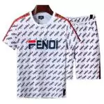 manches courtes de survetement fendi homme marque fendi logo italy